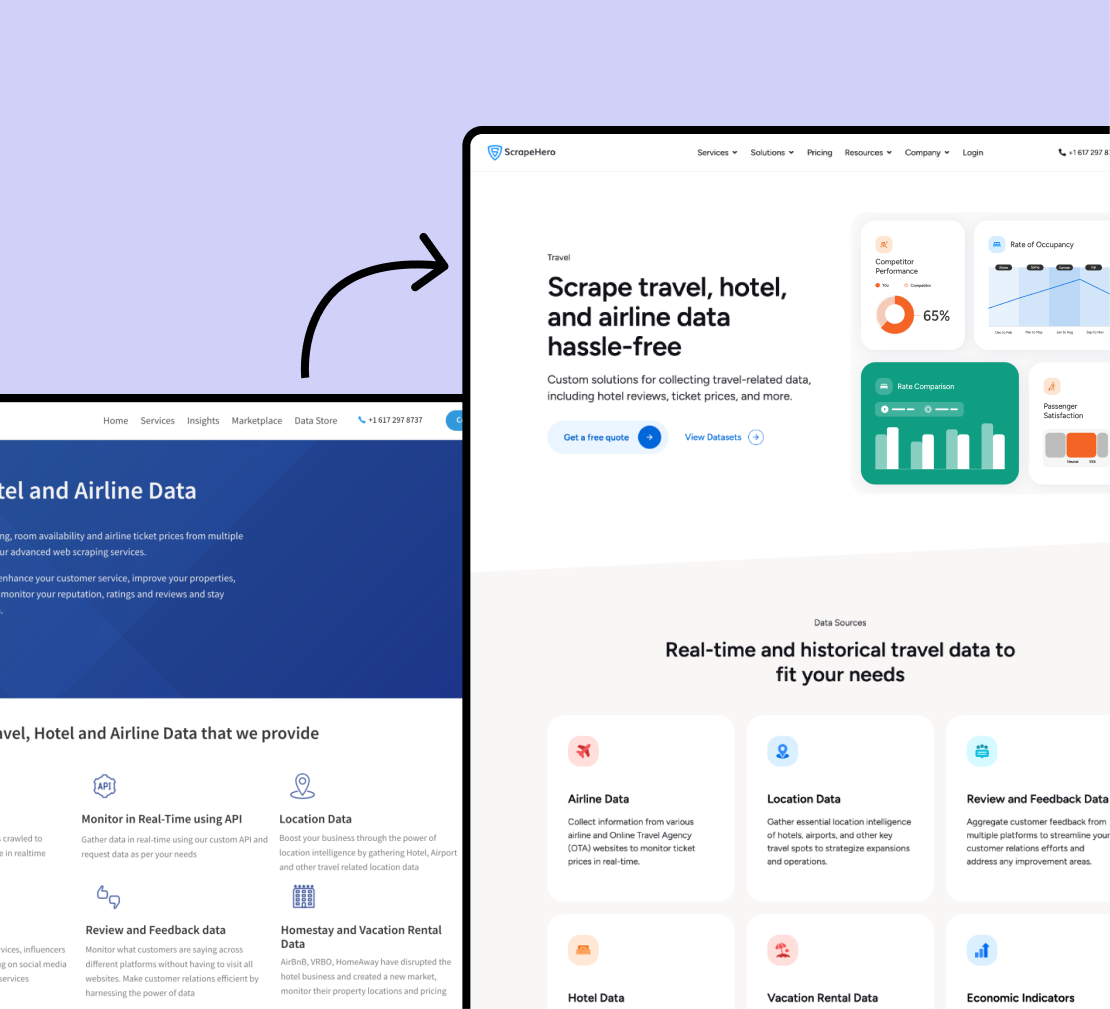 ScrapeHero Work Screenshot